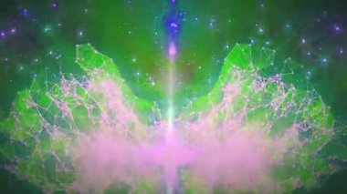 Soyut arkaplan, renkli modern illüstrasyon, eşsiz grafik arkaplan. fraktal