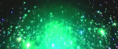 Soyut hareket bulanıklığı etkisi. Odaksız ışıklar, uzun pozlama. hareket eden ışınlar.