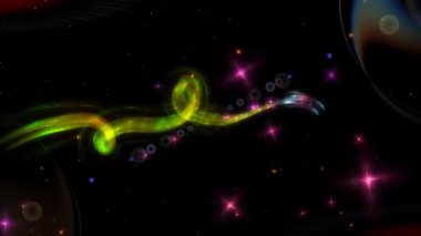 soyut dijital fraktal fantezi tasarımı