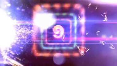 Bokeh ışıkları ile soyut arkaplan