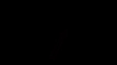 Koyu arkaplanda parlayan neon ok canlı kırmızı ışık efektleriyle sola doğru işaret ediyor.