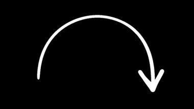 Canlandırılmış Sunum: Dizayn ve Yaratıcılık Elemanı için Sıralı Ok Yayı Grafikleri