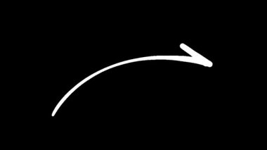 Animasyon Oku Paketi: Hareket Grafikleri ve Tasarım Projeleri için Yön El Çizim Elemanları