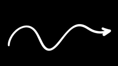 Siyah arkaplanda hareket ve ilerlemeyi gösteren animasyon dalga desenleri