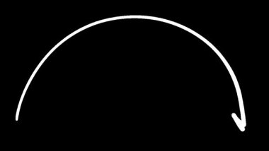 Dijital uzayda nesne yörüngesini ve yön değişikliklerini gösteren hareketli animasyon grafikleri