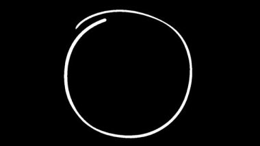 Dairesel Şekillerin Dinamik Dönüşümü ve Kara Arkaplan üzerindeki Yay Canlandırması