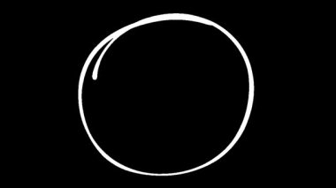 Canlandırılmış Geçiş: Siyah Arkaplan Görsel Efekti Üzerinde Tam Çembere Dönüştürme