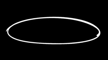 Sanatsal tarzda siyah bir arkaplan üzerinde beyaz geometrik şekillerin soyut animasyonu