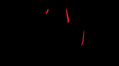 Animasyon Kırmızı Top: Dinamik Dönüşüm Dizisi ile Enerji Görsel Efekti