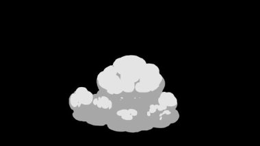 Canlandırılmış Duman Patlaması Efekti: Oyun Geliştirme ve Görsel Efektler İçin Ayrıntılı Bir Sprite Sayfası