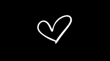 Basit Animasyon Aşk Kalpleri Güzel Duygusal Sahneler Oluşturmak İçin Kara Arkaplan Paketi