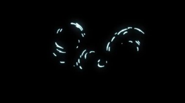 Canlandırılmış Parlayan Su Efektleri - Çizgi Film Biçimi Sıvı Hareketi Grafikleri ve Sıçrama Elementleri