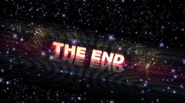 Yıldızlı bir arkaplan karşısında 