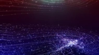 Soyut alan arkaplanı. 3 boyutlu görüntüleme. 3 boyutlu resimleme.