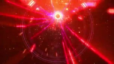 Parlayan parçacıklarla soyut arkaplan