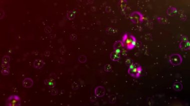 Renkli bulanık bokeh arkaplanı.