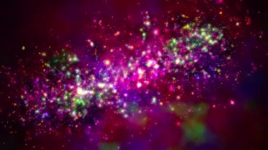 güzel renkli fraktal arka plan