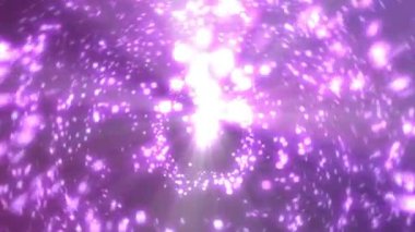 Merkezinde yıldız olan soyut ışık patlaması. 3d oluşturma.