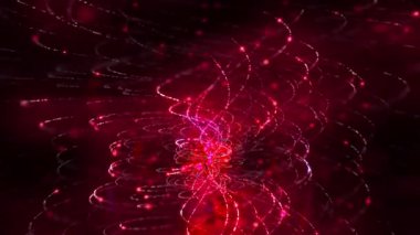 Parlayan parçacıklarla soyut arkaplan