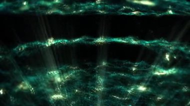 Mavi ve siyah rengin soyut arkaplanı