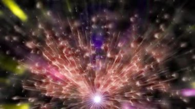 Renkli ışıklarla soyut arkaplan