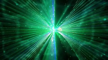 yeşil ve mavi soyut fraktal arkaplan