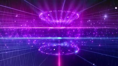 Parlayan ışık ve ışınlar ile soyut arkaplan