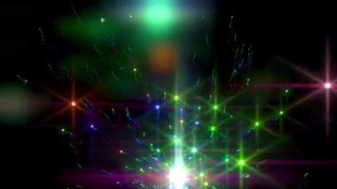 kar taneleri ve ışıkları Noel arka plan