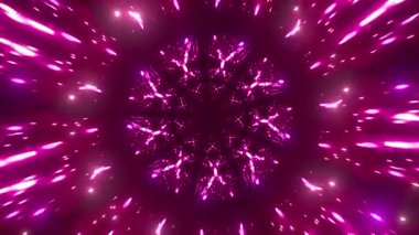 Yıldızlı soyut renkli arkaplan