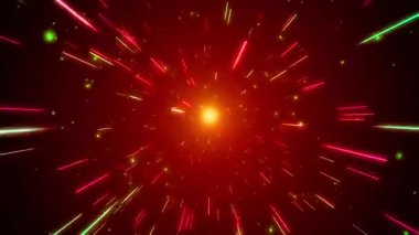 Renkli havai fişeklerle soyut arkaplan