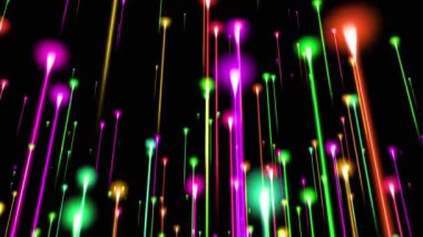 Renkli ışık ve yıldızlarla soyut arkaplan