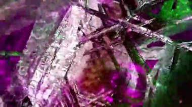 fantezi kaotik renkli fraktal desen. Soyut fraktal şekiller. 3d resimleme arkaplanı veya duvar kağıdı oluşturuluyor