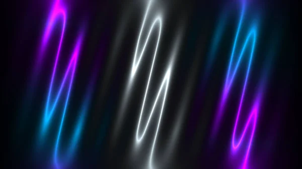 Rendering Abstract Violet Blue Black Light Pattern Gradient Background Black — ストック写真