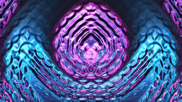 Рендеринг Абстрактный Фиолетовый Синий Черный Световой Узор Надписью Фон Черный — стоковое фото