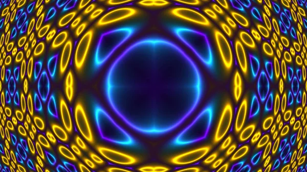 Рендеринг Абстрактный Красочный Фон Ярко Желтого Синего Цветов Современные Красочные — стоковое фото