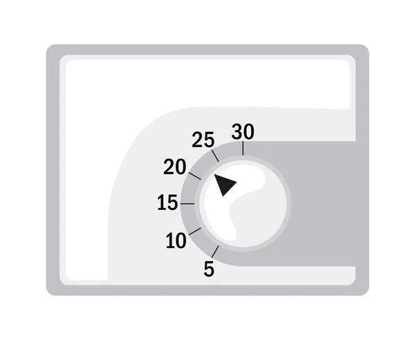Vetor Termostato Controlador Com Tela Para Piso Aquecimento Doméstico Ventilador — Vetor de Stock