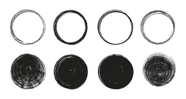 Japon güneş çerçeve çizimi ile fırça darbesi siyah daire. Grunge boya kalemi Japon bayrağına benziyor. Kalem ya da işaret çizimi efekti. R 'nin elle çizilmiş kaba karalama efekti