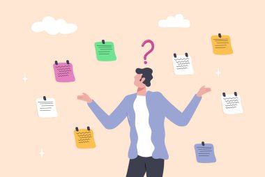 Atölye ya da iş görüşmesi, toplantı ya da beyin fırtınası yeni fikir, eğitim kursu, soru cevap sohbeti, atölyedeki iş adamları beyaz tahtası ve yapışkan notlarla toplantı odasında