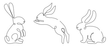 Paskalya tavşanının çizdiği bir çizgi bahar kutlaması ve Paskalya pazarının neşesini yansıtıyor. Devamlı sanat, basitlik ve zarafeti vurguluyor ve kullanım için ideal hale getiriyor.