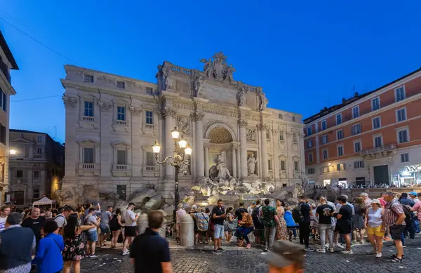 stock image ROME, ITALY - MAY 24, 2022: Italy Latium, Roma district Trevi Fountain, Seven Hills of Rome