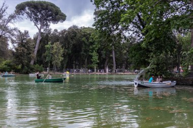 ROME, ITALY - 25 MAYIS 2022 Villa Borghese, Roma, İtalya
