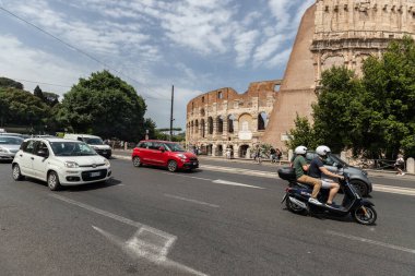 ROME, ITALY - 25 MAYIS 2022: Roma, İtalya 'da Kolezyum.