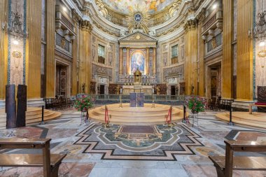 Roma, İtalya - 24 Mayıs 2022: Roma 'da Gesu Kilisesi - Chiesa del Gesu.
