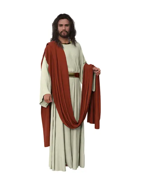 Isolierte Darstellung Von Jesus Christus Stockbild