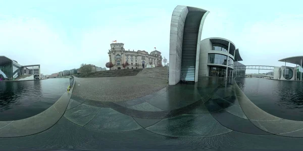 Κτίριο Reichtag Στο Μόναχο Της Γερμανίας 360 Μοίρες — Φωτογραφία Αρχείου