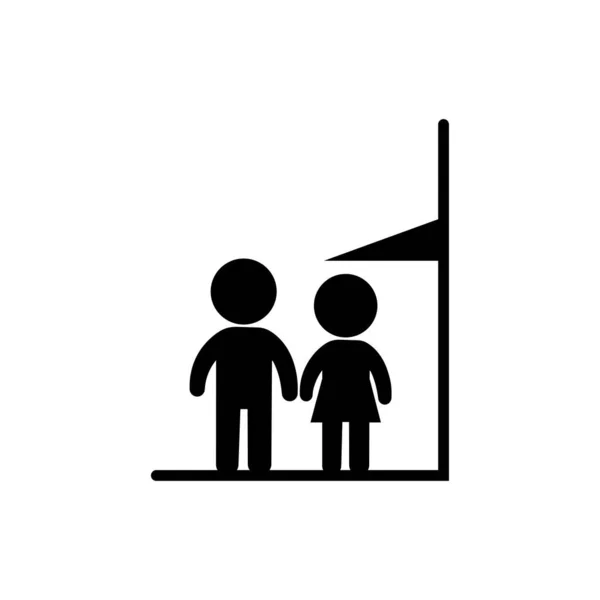 Height Meter Children Height Standard — Stock Vector