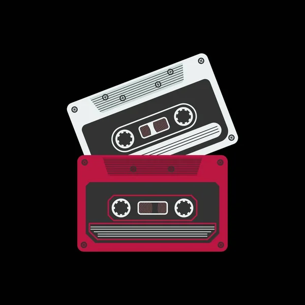 Cassette Tipografia Musicale Progettazione Citazioni Magliette Tazze Poster Altre Merci — Vettoriale Stock
