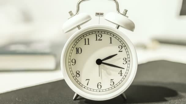 Oszczędności Światła Dziennego Tyłu Timelapse Zegar Szybki Czas Płynący Koncepcja — Wideo stockowe