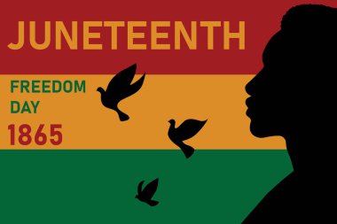Haziran 'ın özgürlük günü. Özgürlük ya da Özgürlük Günü. Yıllık Amerikan bayramı, 19 Haziran 'da kutlandı. Afrika Amerika Kurtuluş Günü