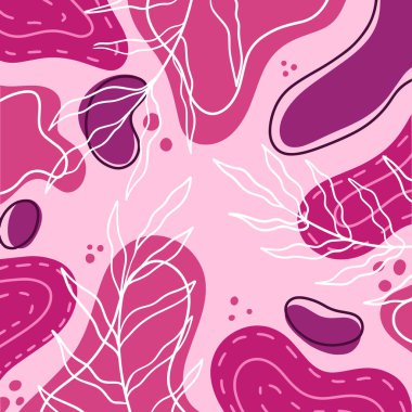 Renkli soyut vektör kusursuz desen. Boya sıçramaları ve fırça darbeleri sıcak renklerde. Arkaplan, ambalaj kağıdı